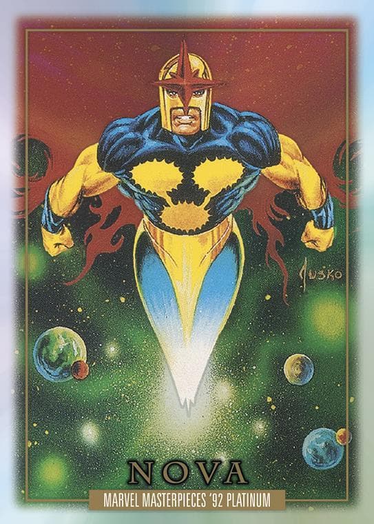 Nova #68 — 2024 Skybox Marvel Masterpieces '92 Platinum