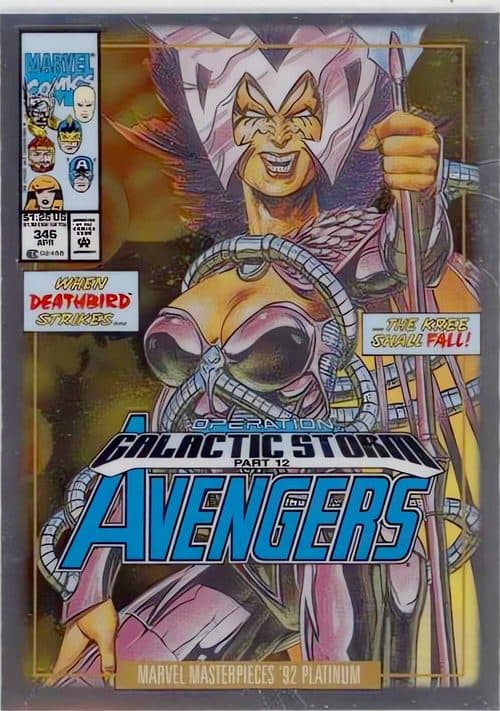 Deathbird #73-V — 2024 Skybox Marvel Masterpieces '92 Platinum