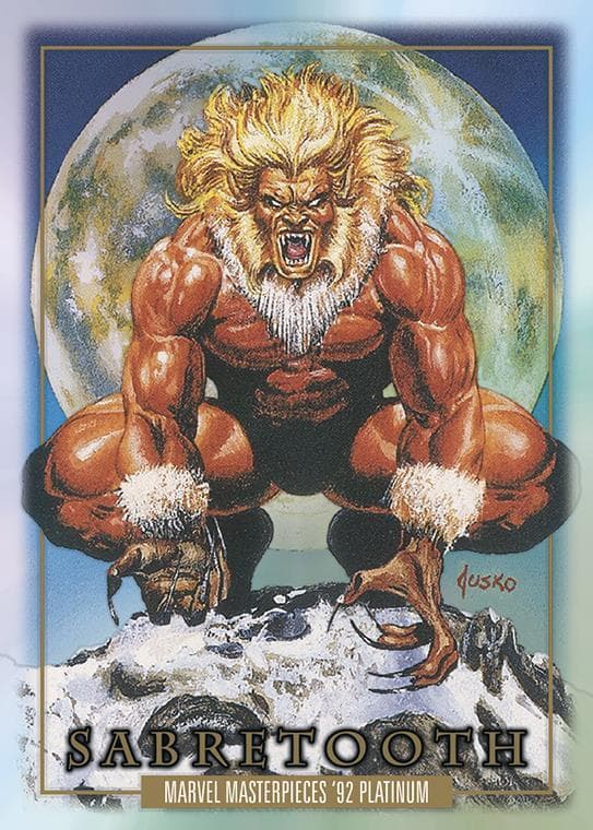Sabretooth #78 — 2024 Skybox Marvel Masterpieces '92 Platinum