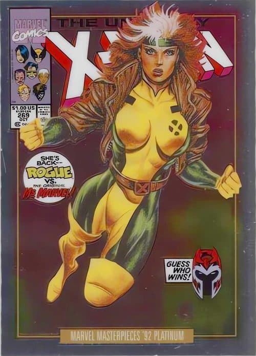 Rogue #79-V — 2024 Skybox Marvel Masterpieces '92 Platinum
