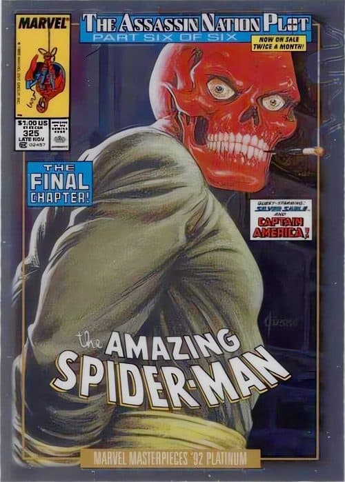 Red Skull #80-V — 2024 Skybox Marvel Masterpieces '92 Platinum