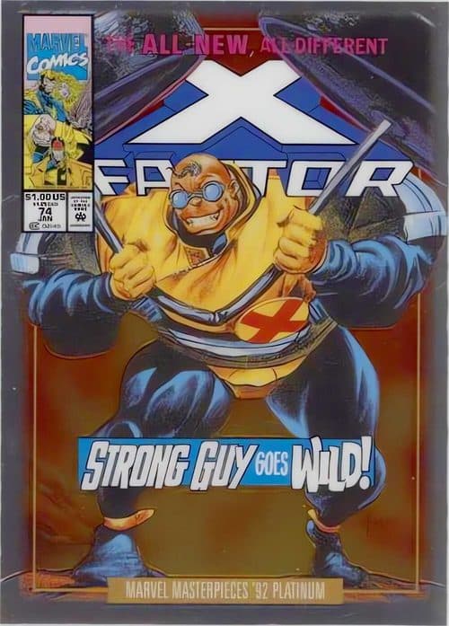 Strong Guy #85-V — 2024 Skybox Marvel Masterpieces '92 Platinum