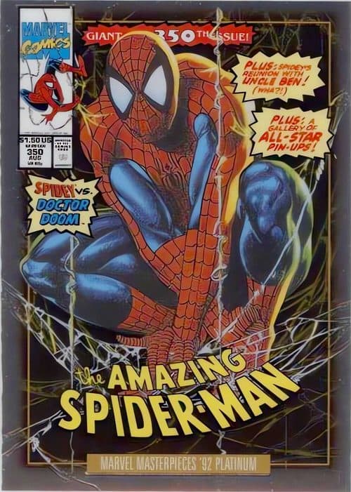 Spider-Man #87-V — 2024 Skybox Marvel Masterpieces '92 Platinum