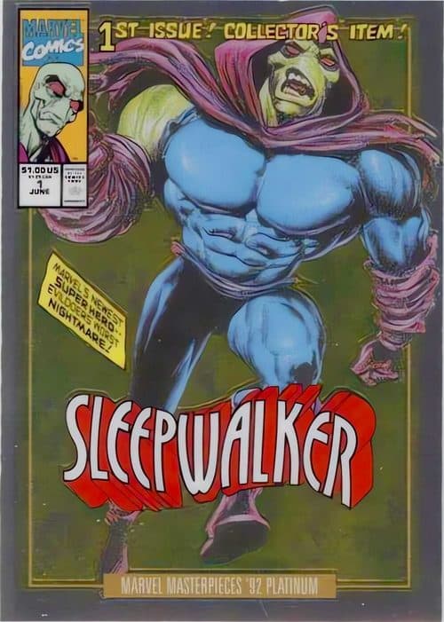 Sleepwalker #89-V — 2024 Skybox Marvel Masterpieces '92 Platinum
