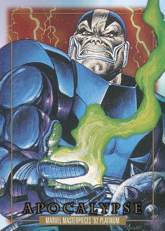 Apocalypse #9 — 2024 Skybox Marvel Masterpieces '92 Platinum