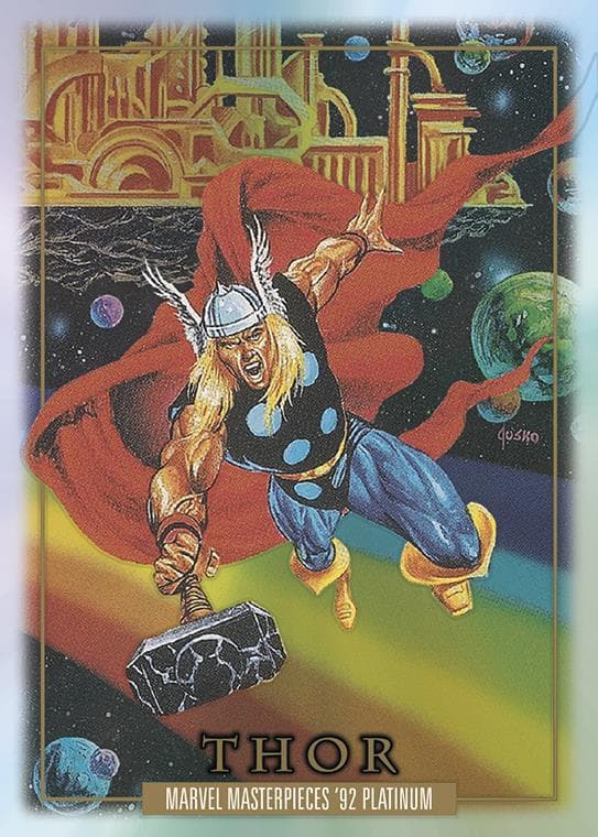Thor #92 — 2024 Skybox Marvel Masterpieces '92 Platinum