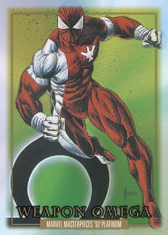 Weapon Omega #96 — 2024 Skybox Marvel Masterpieces '92 Platinum
