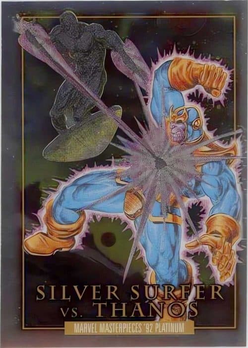 Silver Surfer vs. Thanos #BS-2 — 2024 Skybox Marvel Masterpieces '92 Platinum