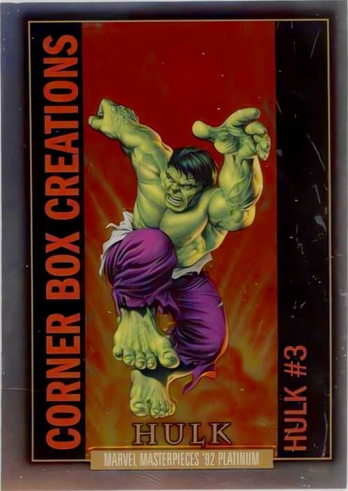 Hulk #CB-1 — 2024 Skybox Marvel Masterpieces '92 Platinum