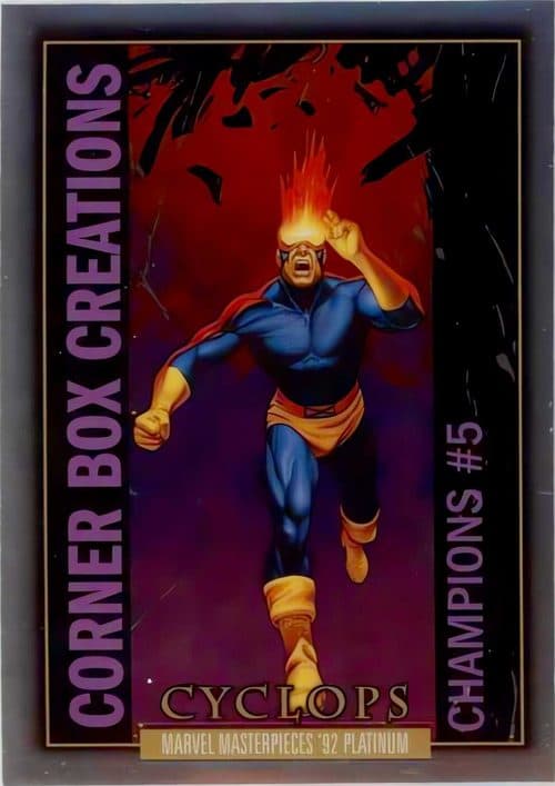 Cyclops #CB-17 — 2024 Skybox Marvel Masterpieces '92 Platinum