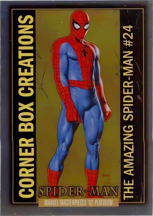 Spider-Man #CB-7 — 2024 Skybox Marvel Masterpieces '92 Platinum