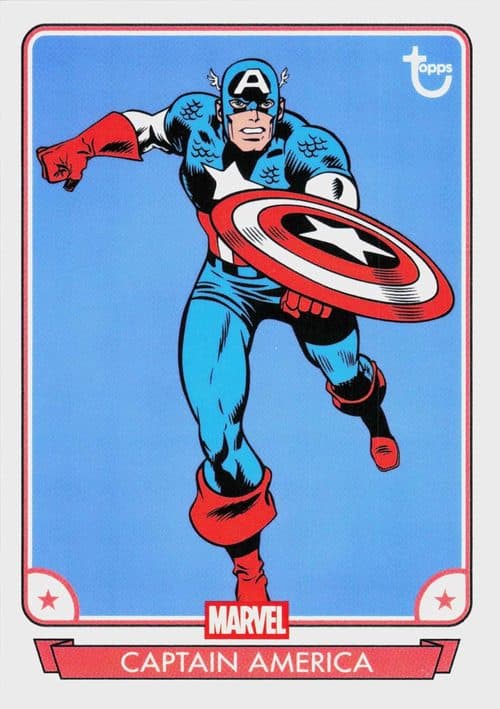 Captain America #1 — 2026 Topps Brooklyn Collection Captain America 85th Anniversary