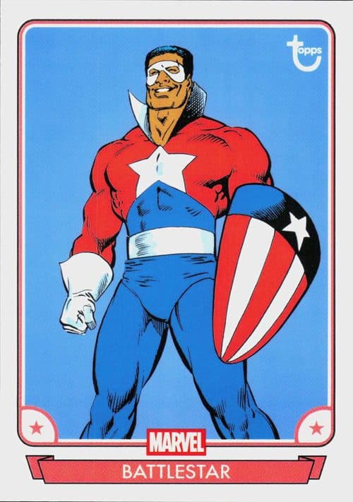 Battlestar #32 — 2026 Topps Brooklyn Collection Captain America 85th Anniversary