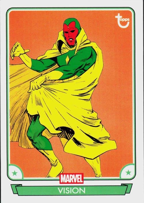 Vision #33 — 2026 Topps Brooklyn Collection Captain America 85th Anniversary
