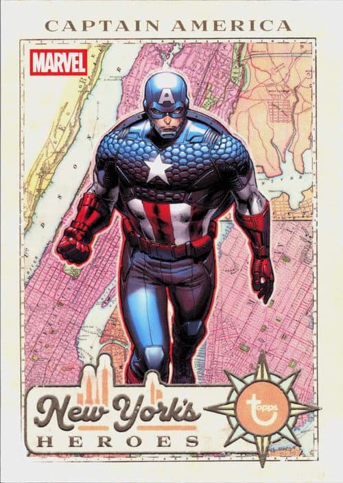 Captain America #NYF-1 — 2026 Topps Brooklyn Collection Captain America 85th Anniversary