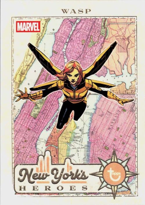 Wasp #NYF-11 — 2026 Topps Brooklyn Collection Captain America 85th Anniversary