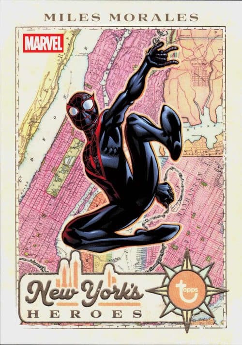 Miles Morales #NYF-15 — 2026 Topps Brooklyn Collection Captain America 85th Anniversary
