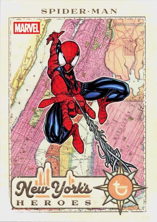 Spider-Man #NYF-2 — 2026 Topps Brooklyn Collection Captain America 85th Anniversary