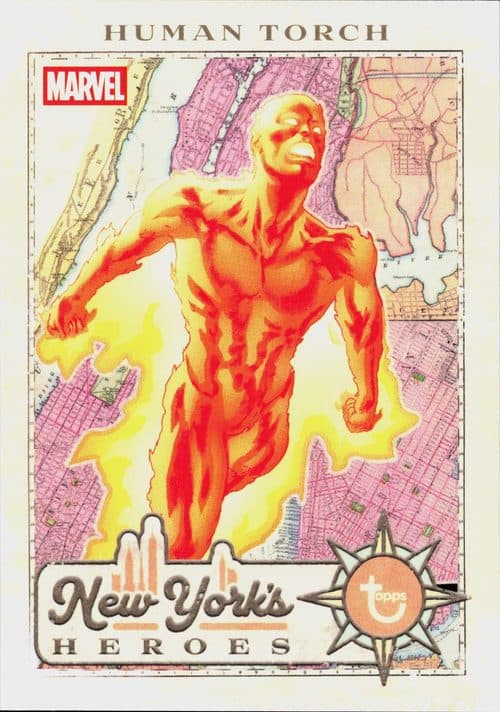 Human Torch #NYF-20 — 2026 Topps Brooklyn Collection Captain America 85th Anniversary