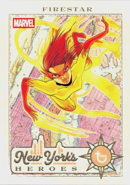 Firestar #NYF-22 — 2026 Topps Brooklyn Collection Captain America 85th Anniversary