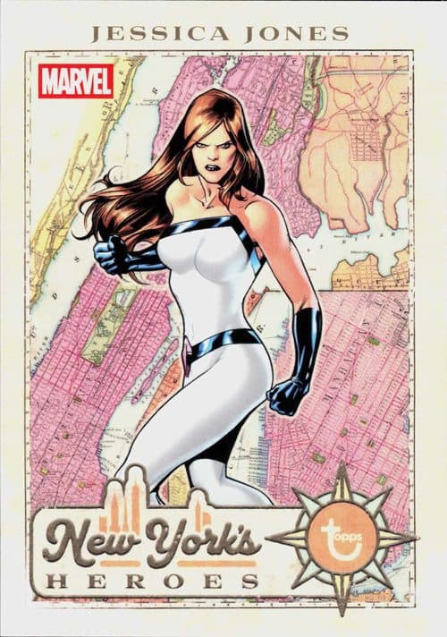 Jessica Jones #NYF-7 — 2026 Topps Brooklyn Collection Captain America 85th Anniversary