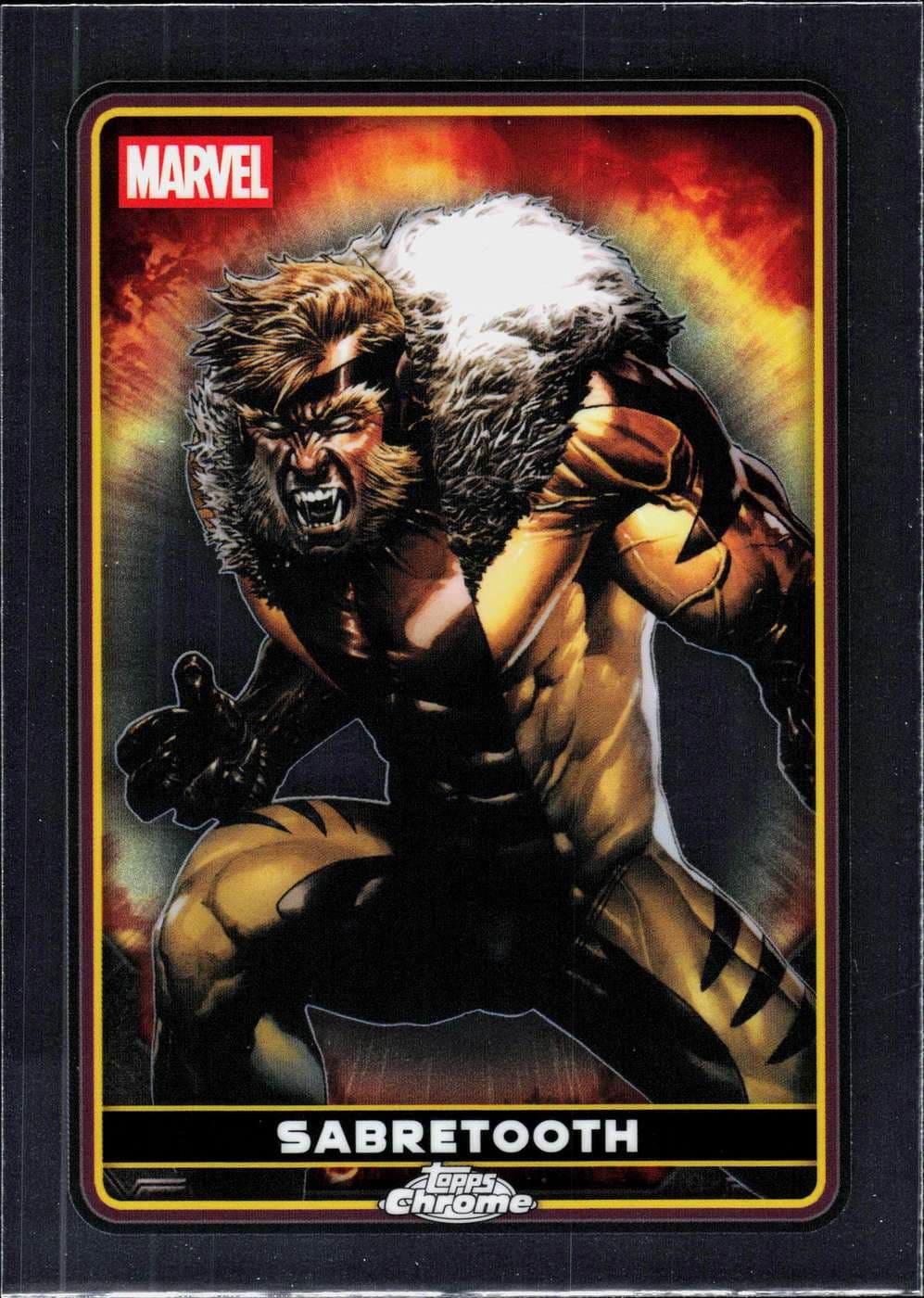 Sabretooth #7 — Topps Chrome Deadpool