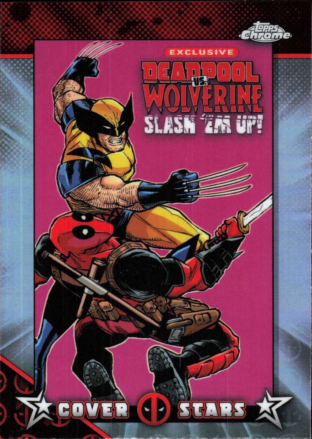 Deadpool Vs. Wolverine: Slash 'Em Up Infinity Comic #1 #CS-20 — Topps Chrome Deadpool