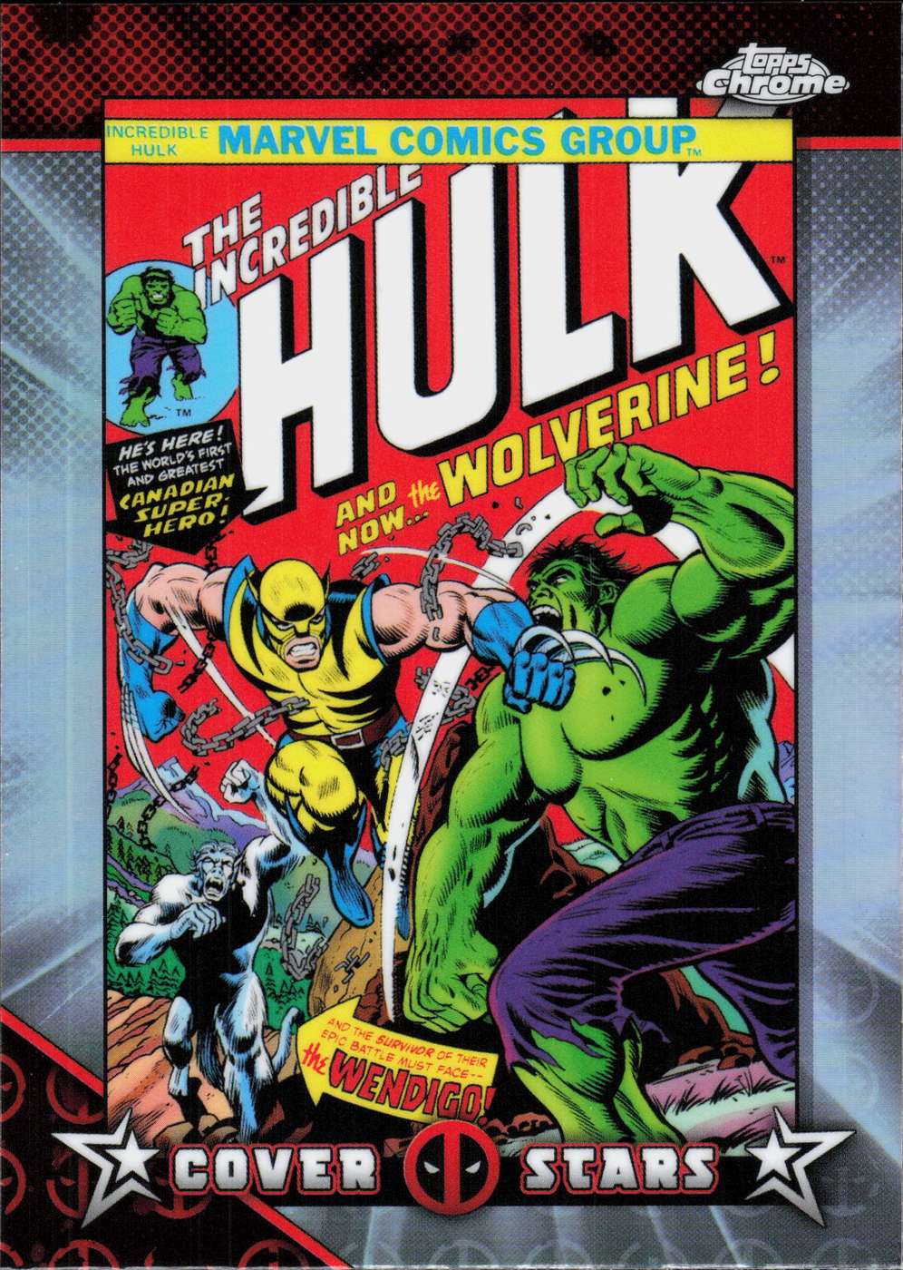 The Incredible Hulk #181 #CS-30 — Topps Chrome Deadpool