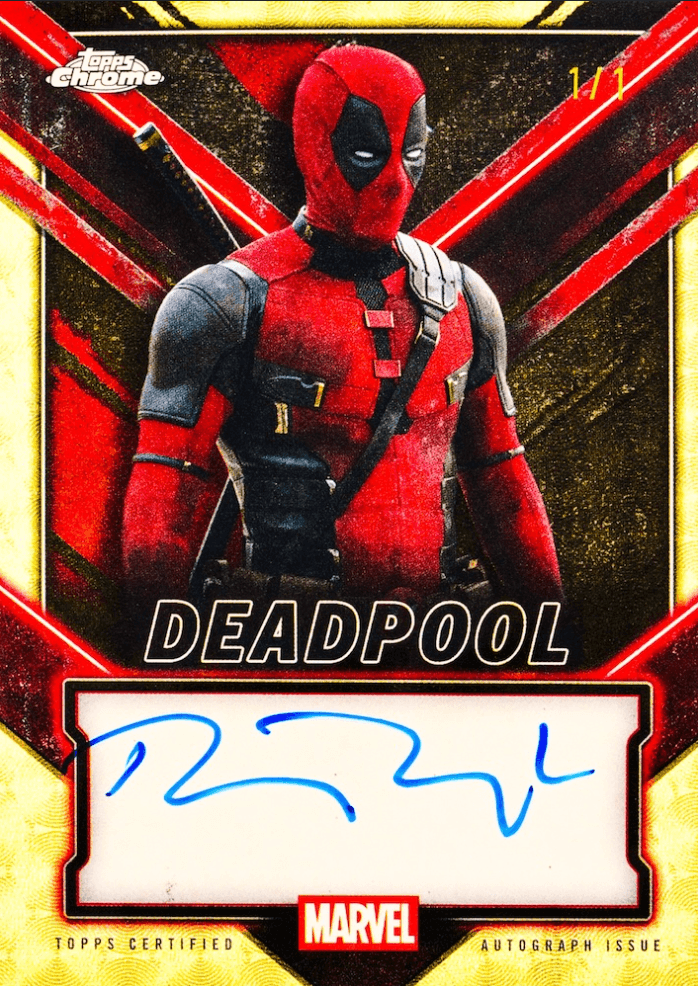 Deadpool — Ryan Reynolds (Deadpool) #TC-RR — Topps Chrome Deadpool
