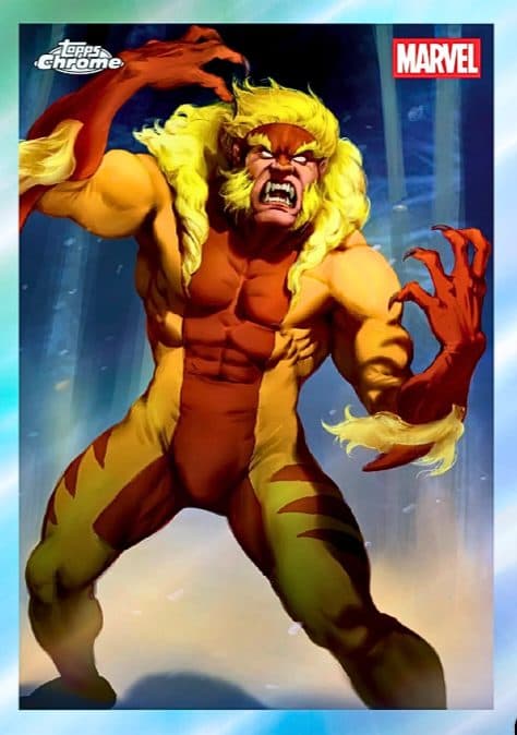 Sabretooth #TO-10 — Topps Chrome Deadpool