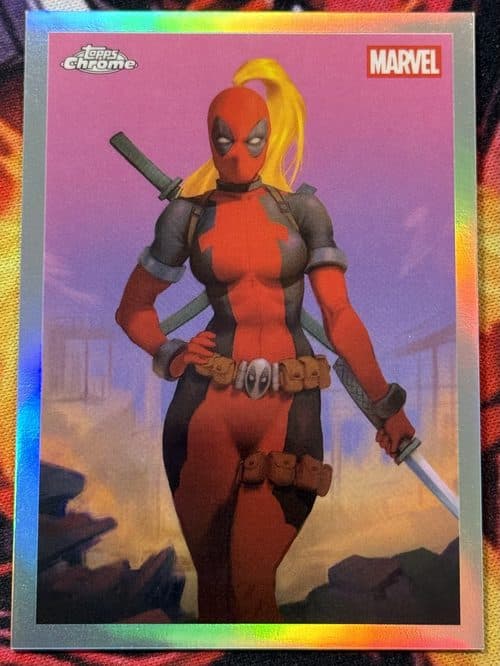 Lady Deadpool #TO-3 — Topps Chrome Deadpool