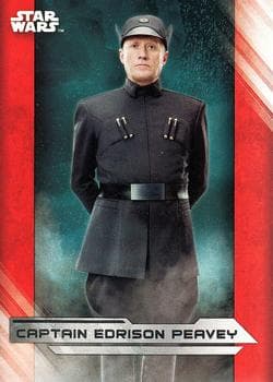 Captain Edrison Peavey #52 — Star Wars: The Last Jedi (Series One)
