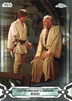 Luke Skywalker's Training Begins #87 — 2019 Star Wars Chrome Legacy