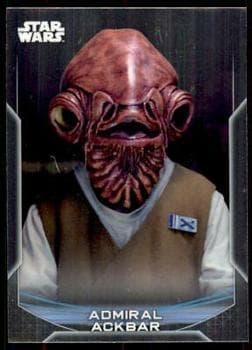 Admiral Ackbar #14-F — 2020 Topps Star Wars Chrome Perspectives: Resistance vs. First Order