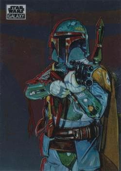 A Dangerous Boba Fett - Brian Stelfreeze #11 — 2021 Topps Chrome Star Wars Galaxy