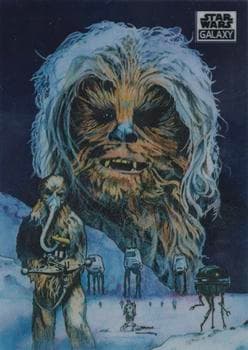 Chewbacca - Russell Walks #14 — 2021 Topps Chrome Star Wars Galaxy
