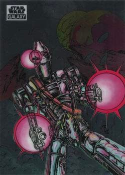 IG-88 on the Attack - Karl Altstaetter #17 — 2021 Topps Chrome Star Wars Galaxy