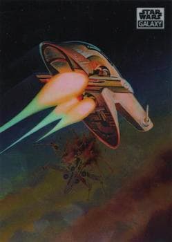 Boba Fett’s Starship - Joe DeVito #18 — 2021 Topps Chrome Star Wars Galaxy