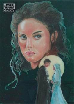 The Light of Padmé Amidala - Marcia Dye #2 — 2021 Topps Chrome Star Wars Galaxy