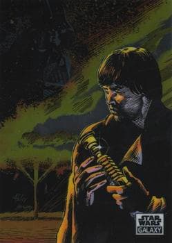 A Dark Presence - Matt Haley #22 — 2021 Topps Chrome Star Wars Galaxy