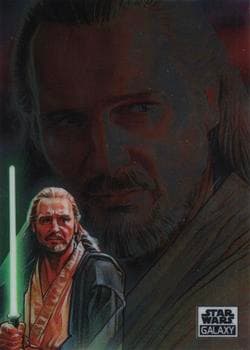 Qui-Gon Jinn - Steve Chorney #38 — 2021 Topps Chrome Star Wars Galaxy