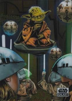 Teaching The Younglings - Joe Corroney #46 — 2021 Topps Chrome Star Wars Galaxy