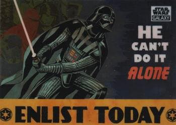 Enlist Today - Cliff Chiang #52 — 2021 Topps Chrome Star Wars Galaxy