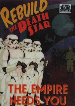 Rebuild the Death Star - Cliff Chiang #54 — 2021 Topps Chrome Star Wars Galaxy
