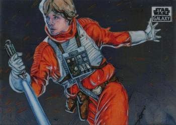 Luke's Ground Assault - Doug Cowan #58 — 2021 Topps Chrome Star Wars Galaxy