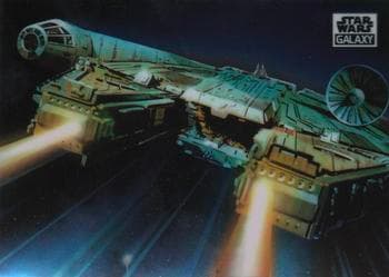 The Falcon Fires - Brian Rood #61 — 2021 Topps Chrome Star Wars Galaxy