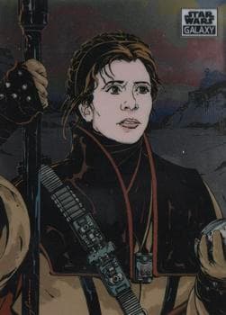 The Hopeful Princess - Doug Cowan #82 — 2021 Topps Chrome Star Wars Galaxy