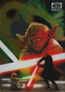 Dueling with Dooku - Paul Shipper #86 — 2021 Topps Chrome Star Wars Galaxy