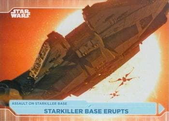Starkiller Base Erupts #100 — 2021 Topps Star Wars Battle Plans