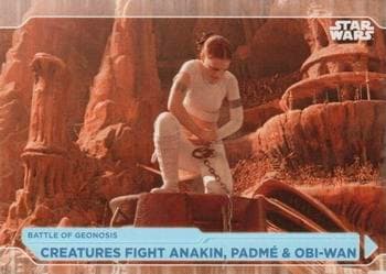 Creatures Fight Anakin, Padmé & Obi-Wan #11 — 2021 Topps Star Wars Battle Plans